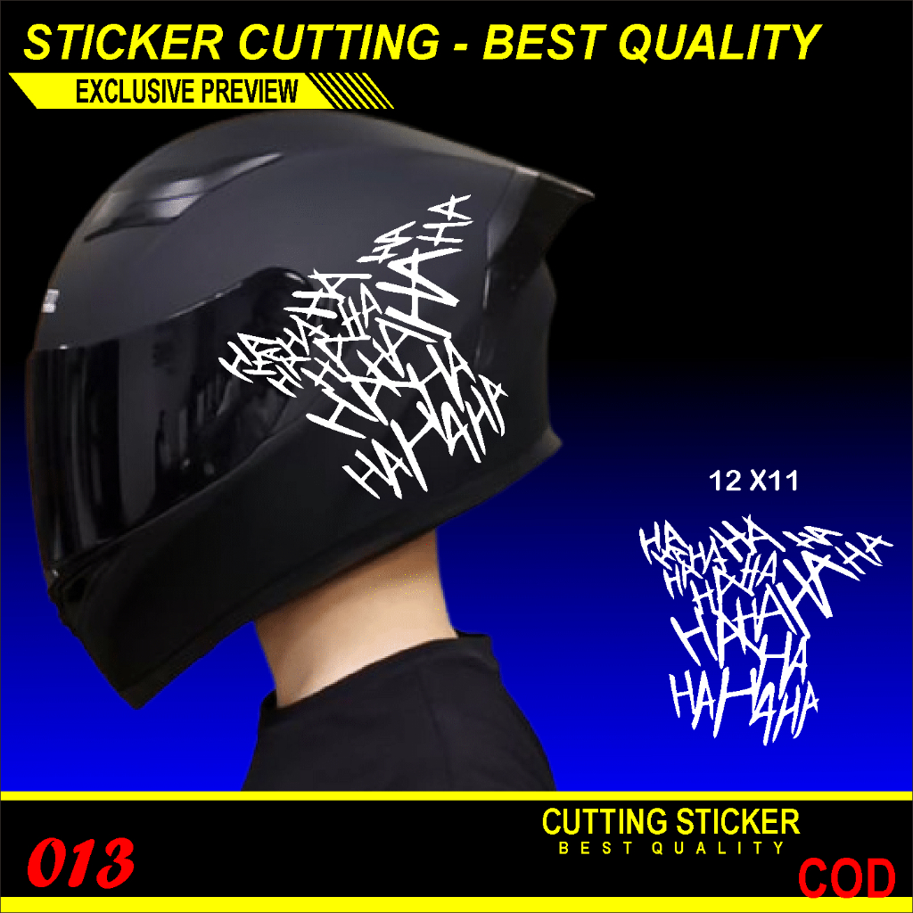STICKER CUTTING HELM | STICKER HELM