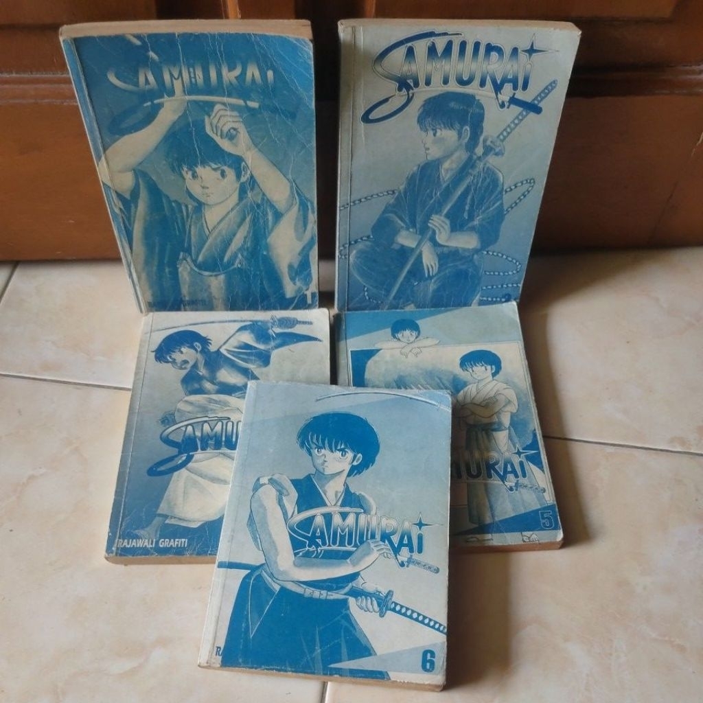 KOMIK GARFITI CABUTAN " SAMURAI " TERSEDIA NOMOR 1,2,35,6 MINUS JAKETNYA