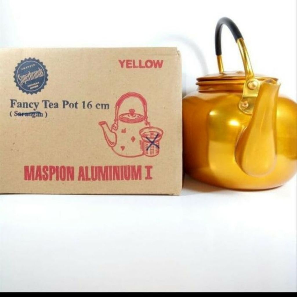 Maspion Teko Kuning Fancy  / Teko Air Zam-Zam / Teko Arab