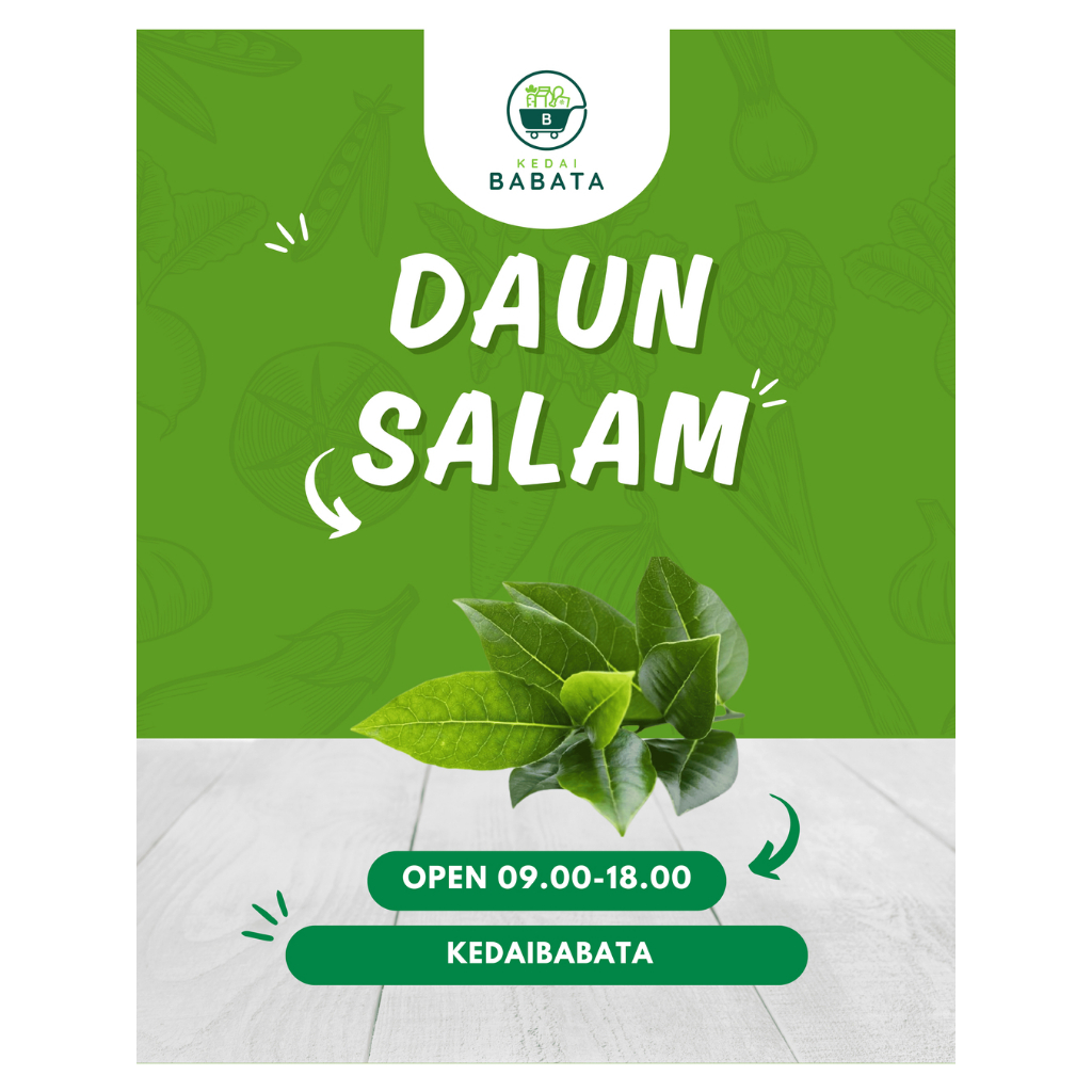 

Daun Salam Daun Jeruk 25gr Segar Fresh Kedai Babata Padang