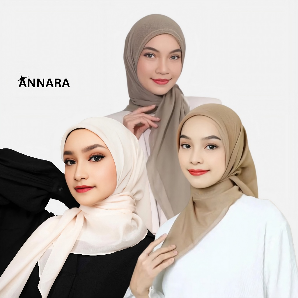 Annara | Hijab  Paris Jadul  Segiempat