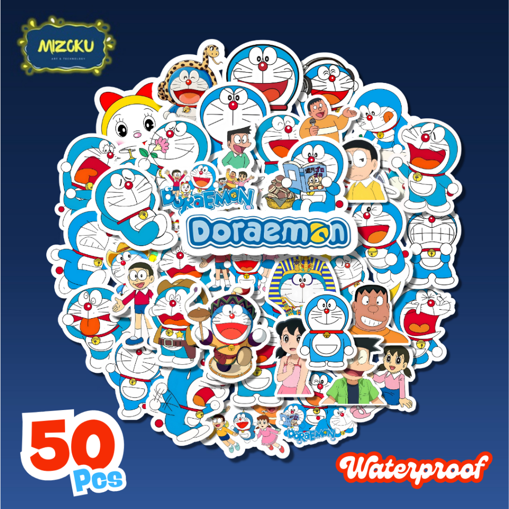

STICKER PACK ANTI AIR DORAEMON CUTE UNTUK SCRAPBOOK | TUMBLER | HP | LAPTOP | KOPER | HELM | MOTOR | WATERPROOF