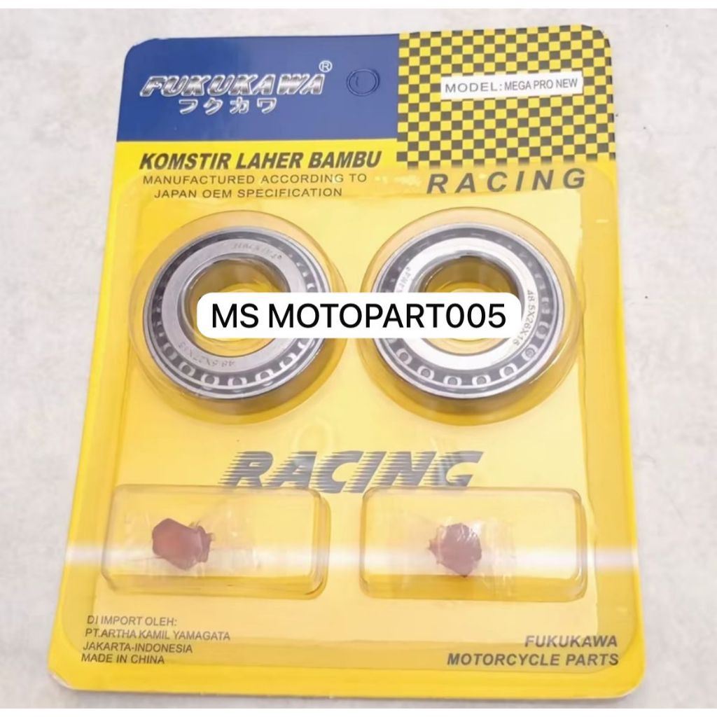 KOMSTIR BAMBU FUKUKAWA MEGA PRO NEW VERZA SONIC 150 BEARING KOMSTIR BAMBU CB150R CBR 150R / Duro Kom