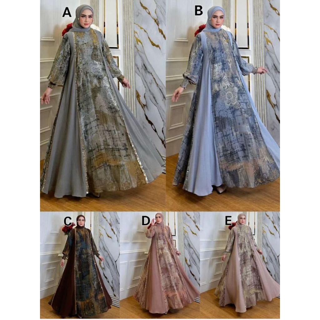 SAFA GAMIS RIANA SET HIJAB BY NINONA