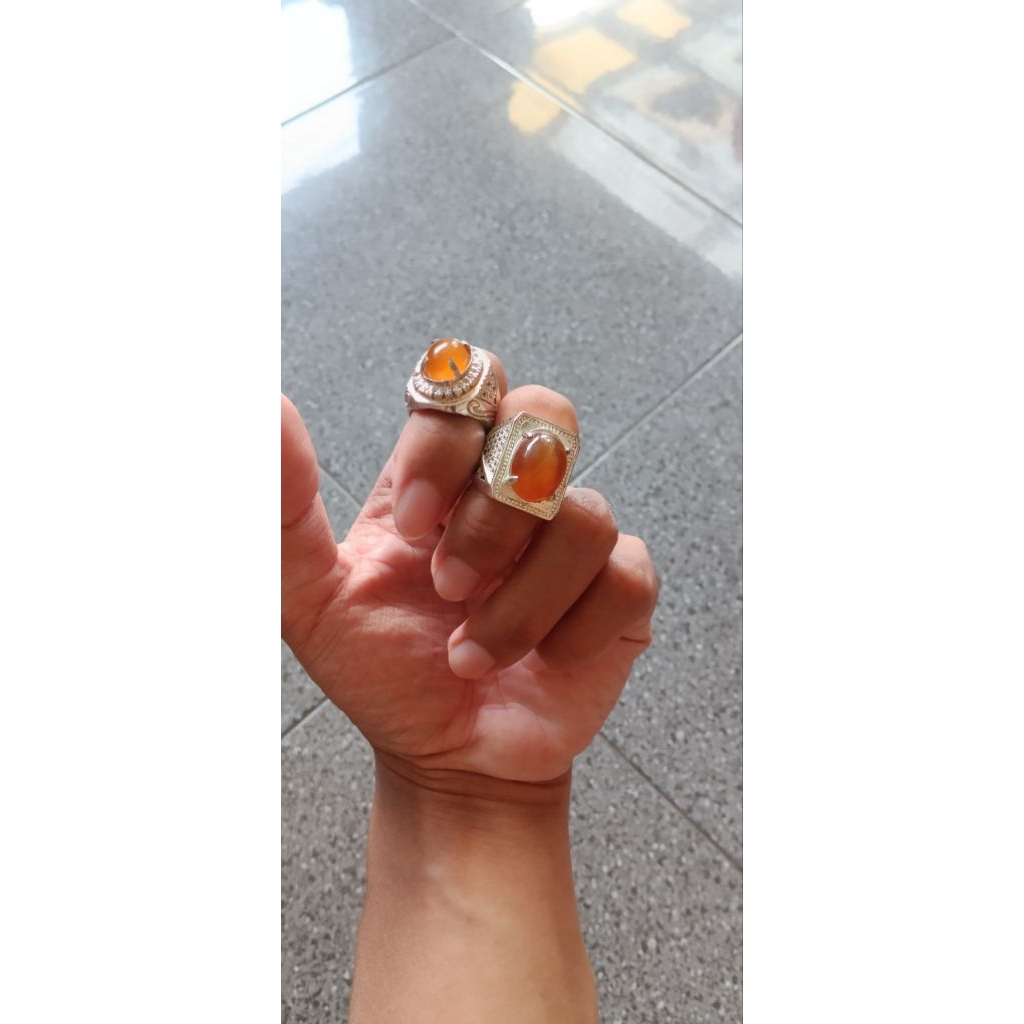 Dijual 2 Unit Batu Akik Carnelian /Akik Merah (Sulaiman Merah)