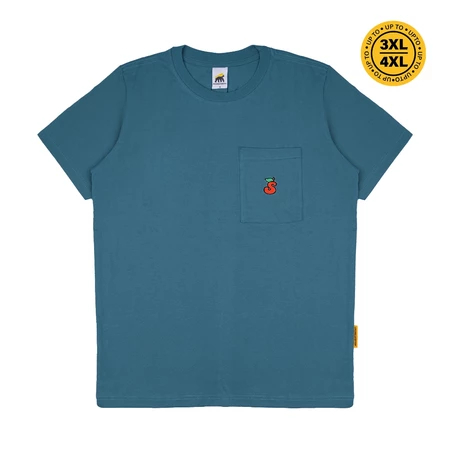 House of Smith Bdg Kaos Pria Lengan Pendek - Tomatoes Pocket Tshirt Moon Blue - T Shirt