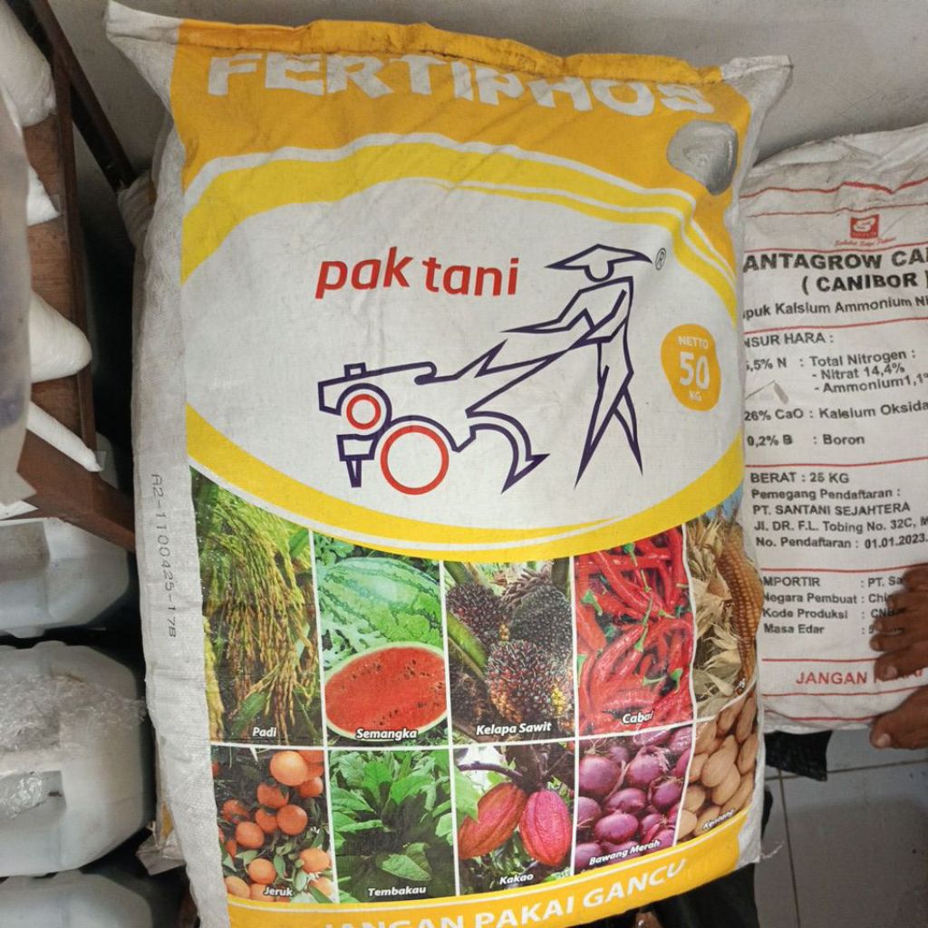 Pupuk Fertiphos pak tani kemasan 50 kg