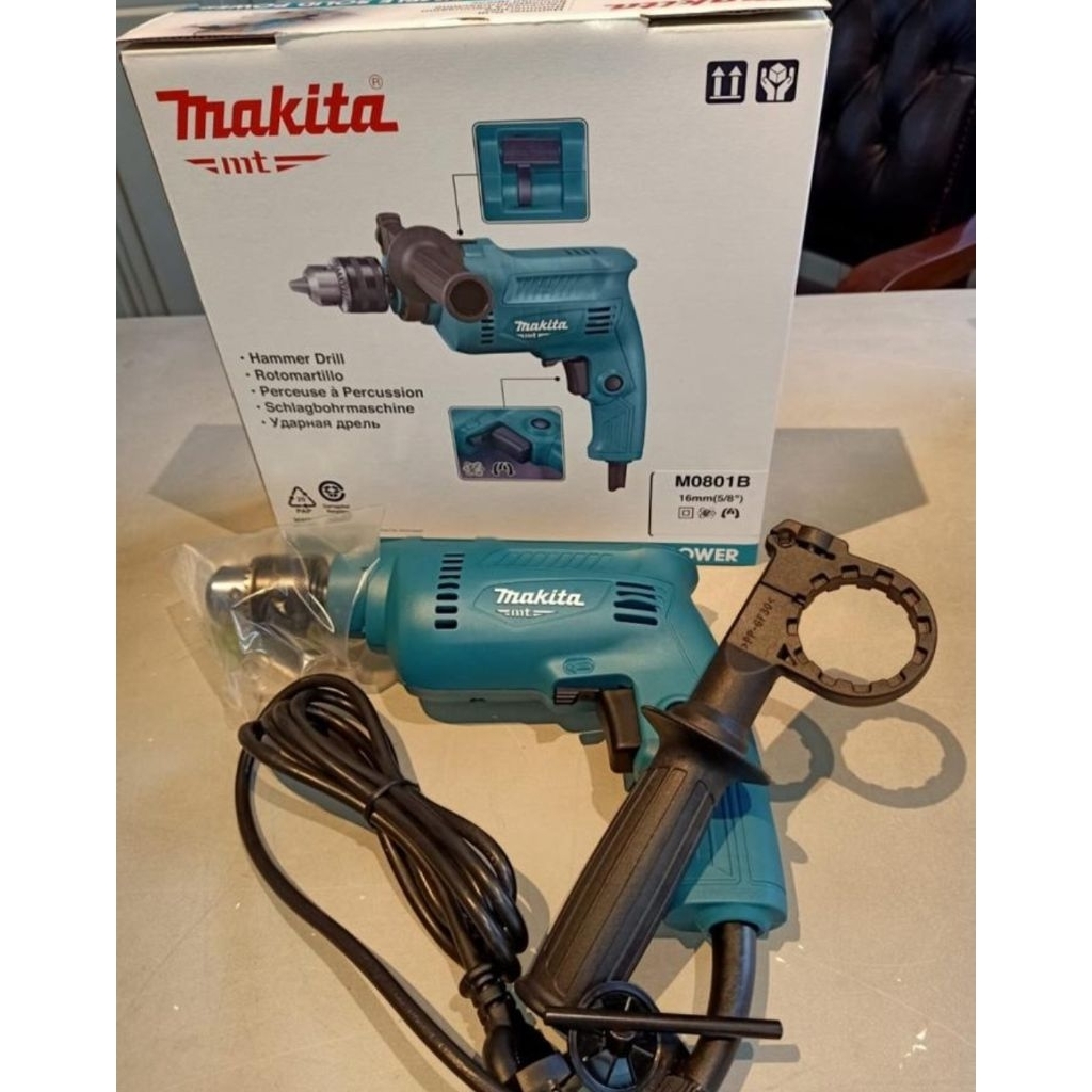 Mesin Makita Bor tembok tangan M0801B Impact Drill MAKITA