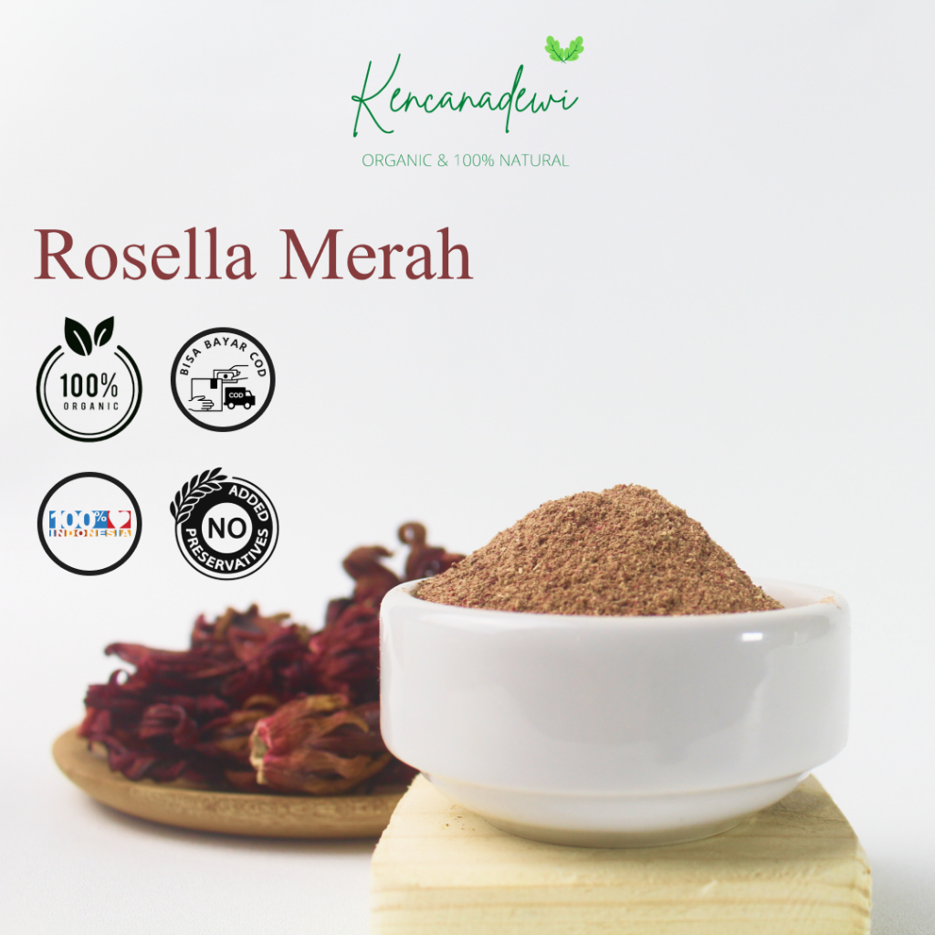 Rosella Merah Bubuk Murni | Rosella tea | Hibiscus Sabdariffa