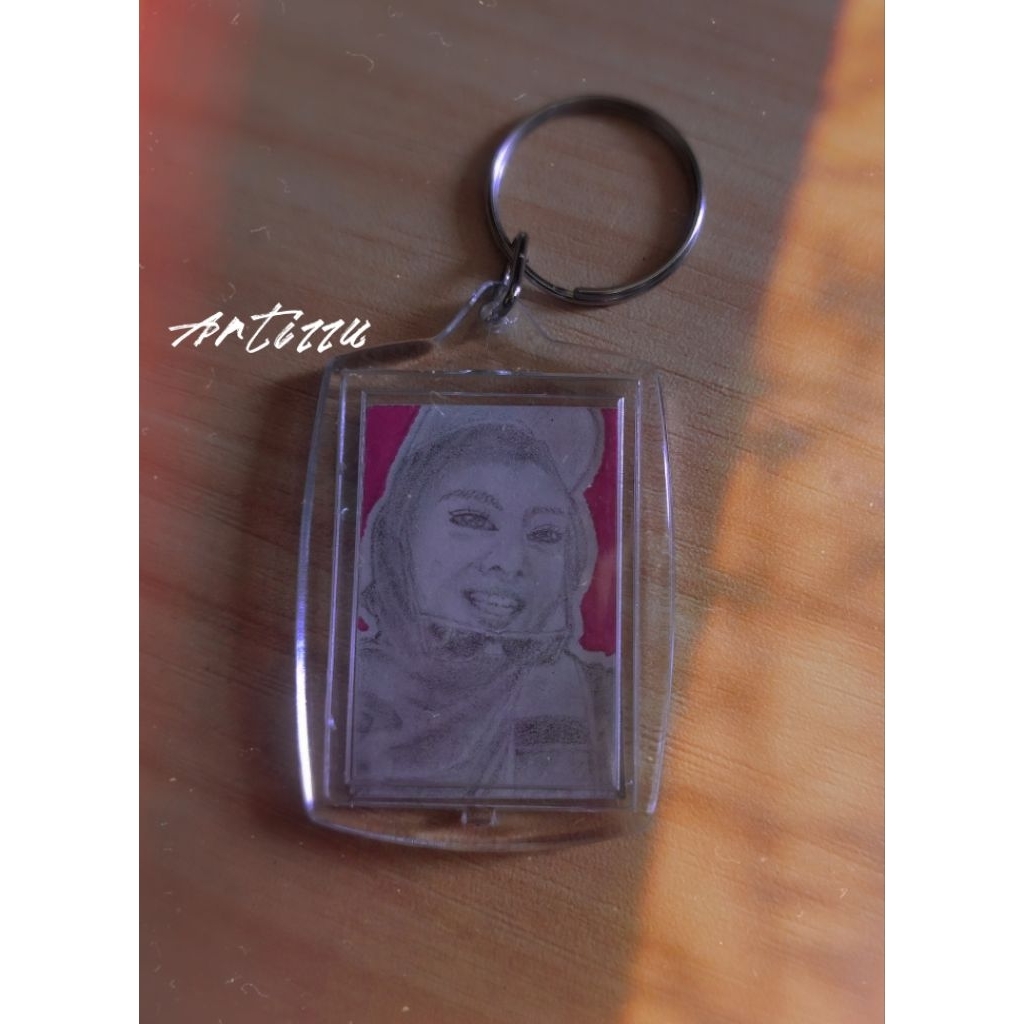 Keychain Art Custom | Gantungan Kunci Acrylic Aesthetic Handmade