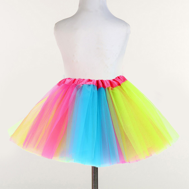 Rok Pelangi Rok Tutu Perempuan Rok Rainbow Anak