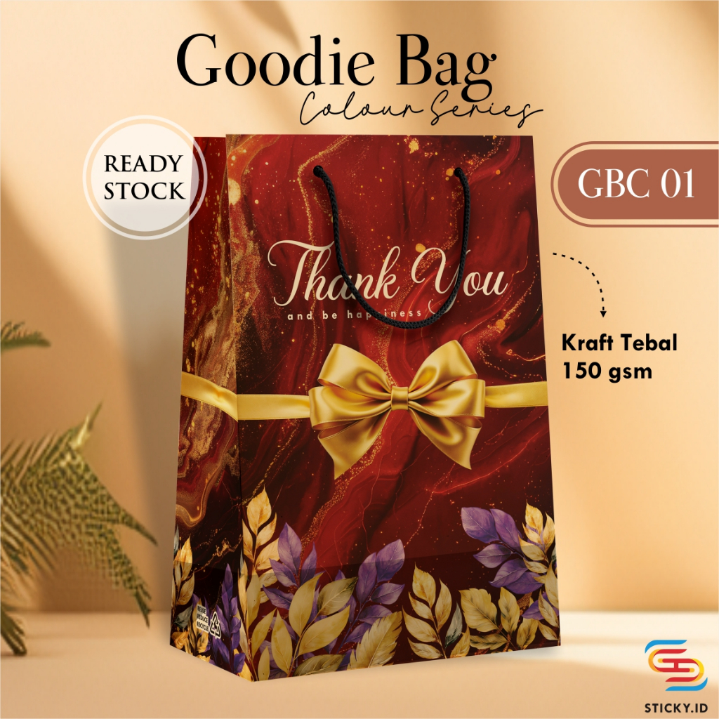 

[12 PCS] GOODIE BAG AESTHETIC PAKET LUSINAN - TAS ULTAH, HAJATAN READY STOCK GBC 01