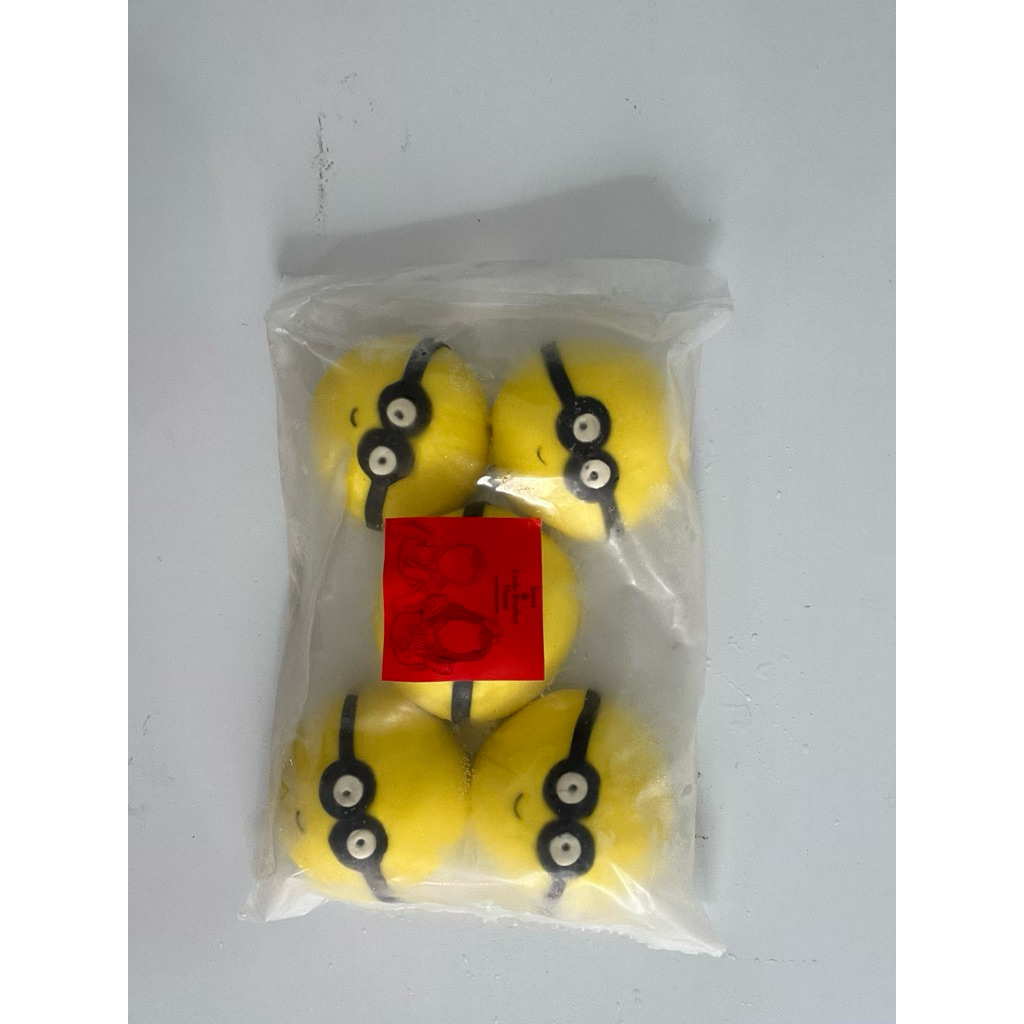 

Pao karakter minion FRESH isian full coklat gambar realis tidak bikin batuk