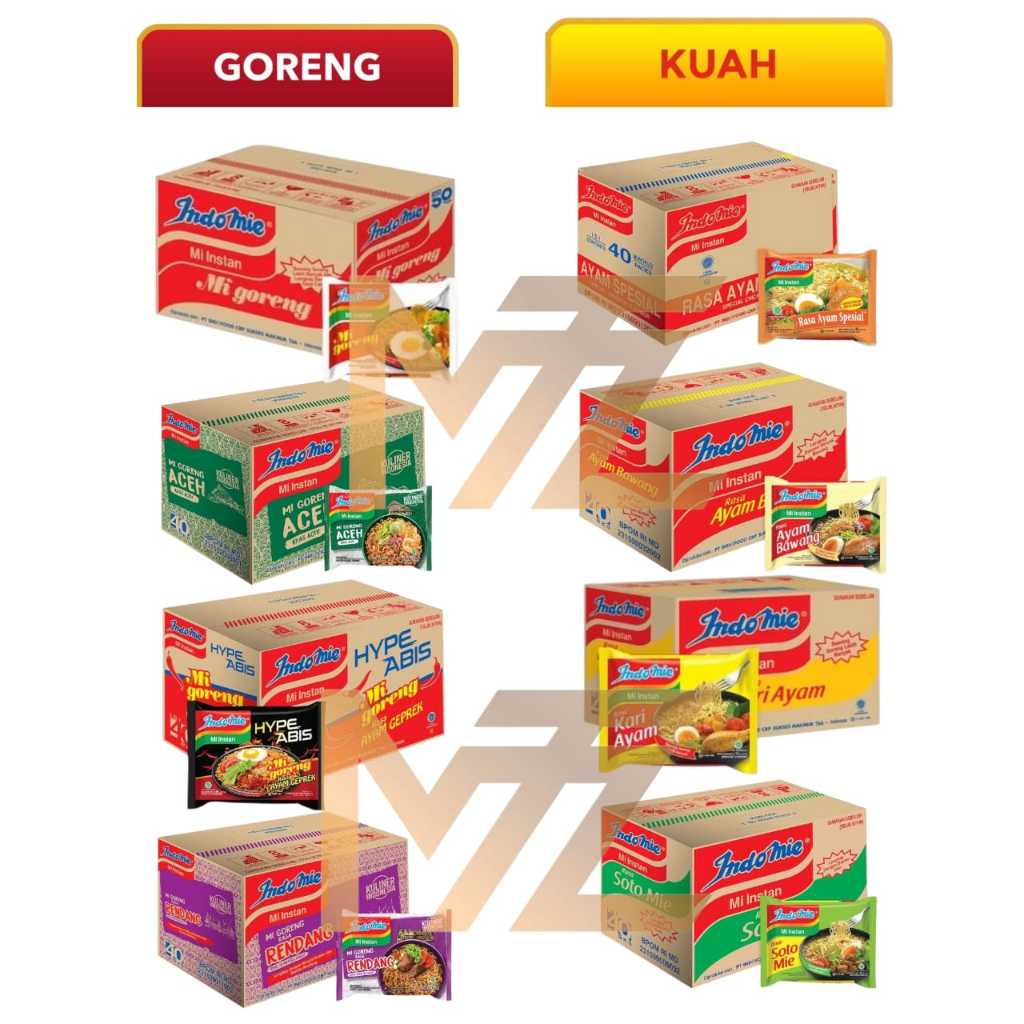 

☘️MUMTAAZZTORE☘️ INDOFOOD INDOMIE INDOMI PER 1 DUS