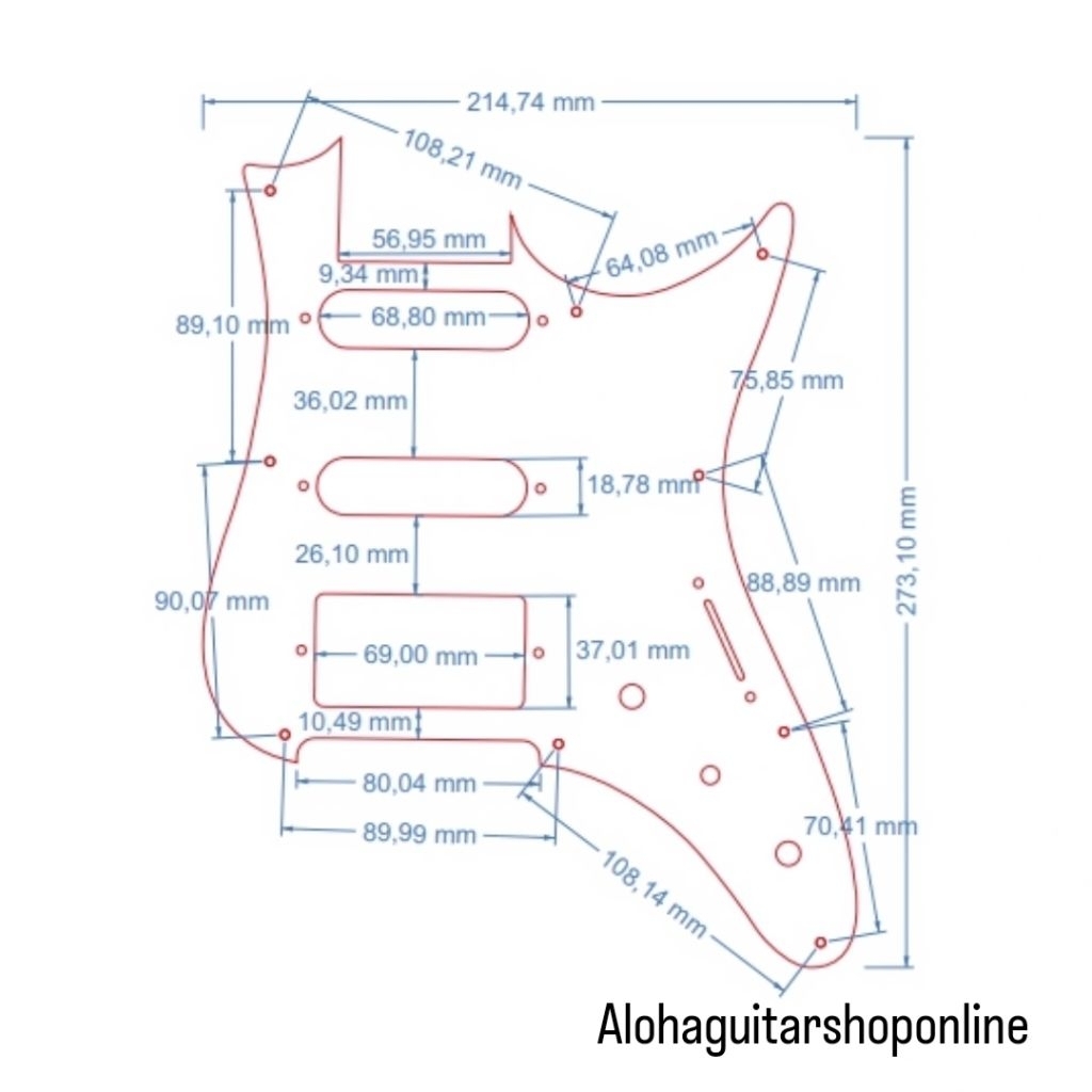custom order Pickguard Ibanez AZ Acrylic Clear