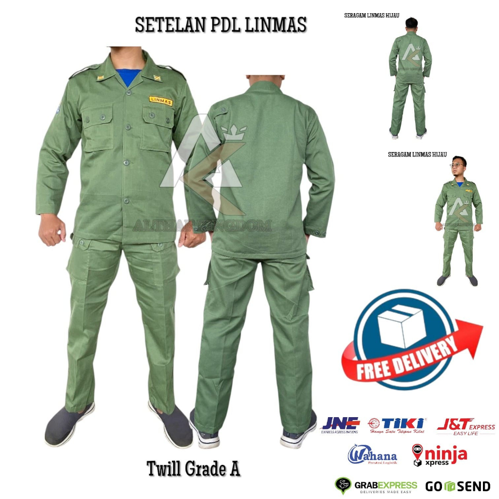 Premium Seragam PDL Linmas / Seragam Linmas / Sergam Hansip / PDL Linmas Termurah
