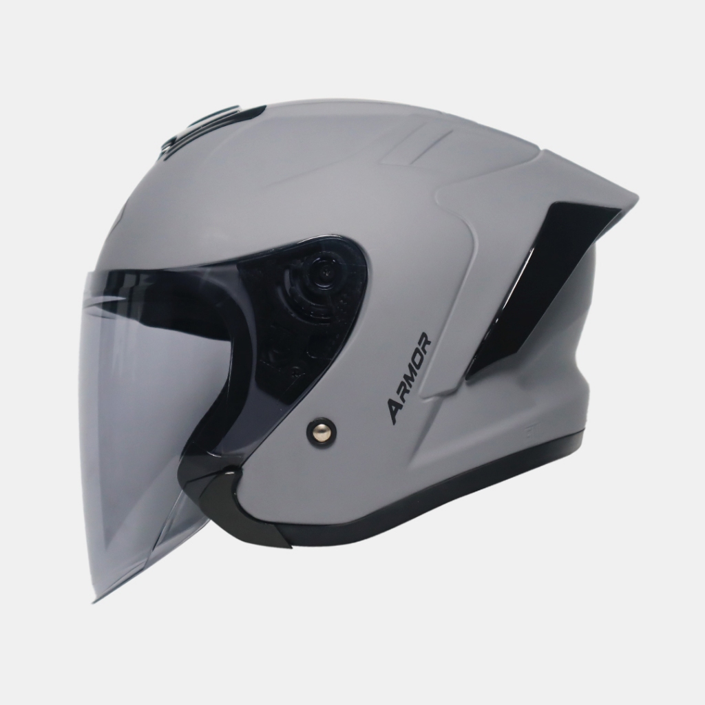 Helm Half Face JS POLOS SNI/Helm Kekinian/Helm Keren/Helm Murah/Helm Pria/Helm Wanita