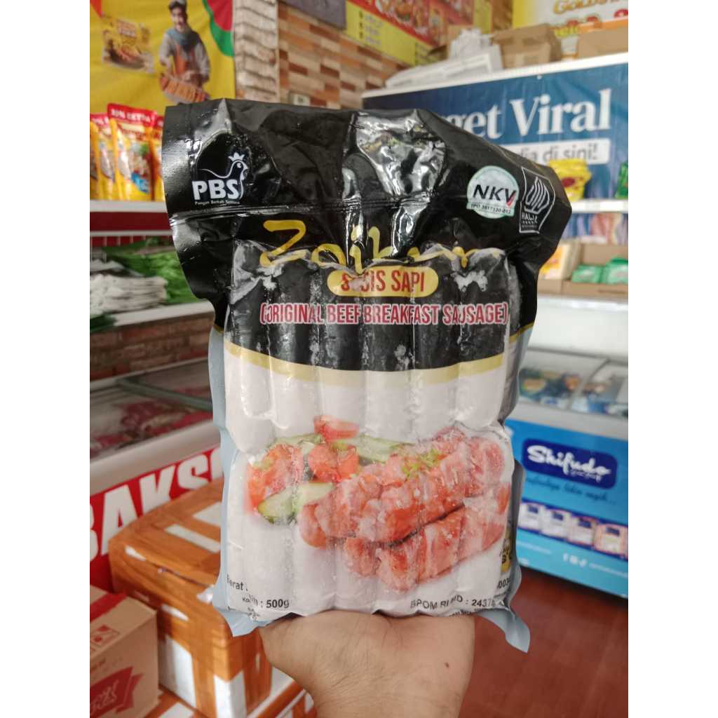 

Zaitun Sosis Daging Sapi 500gr BREAKFAST