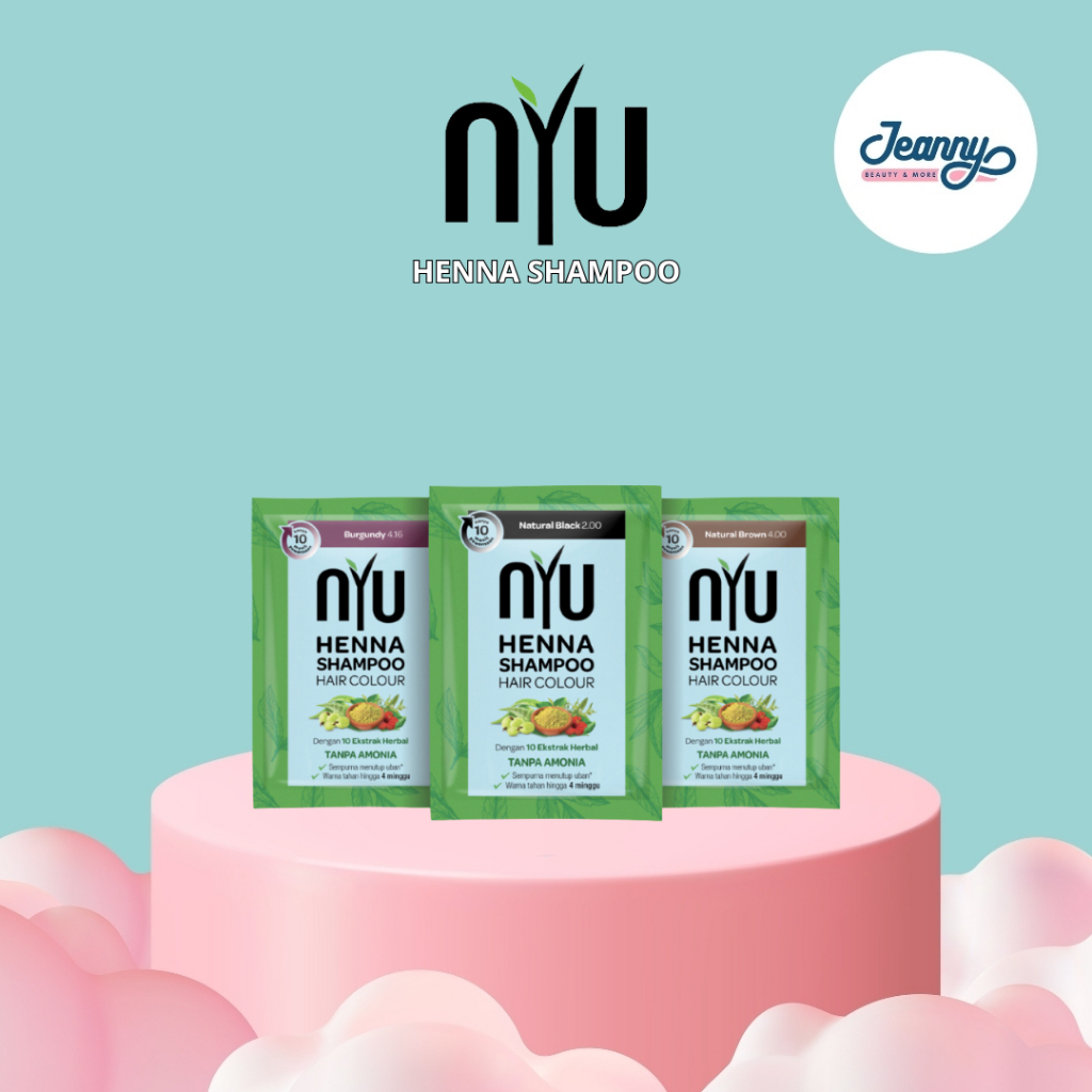 NYU HENNA SHAMPOO | Color Shampoo | Semir Rambut | Semir Shampoo
