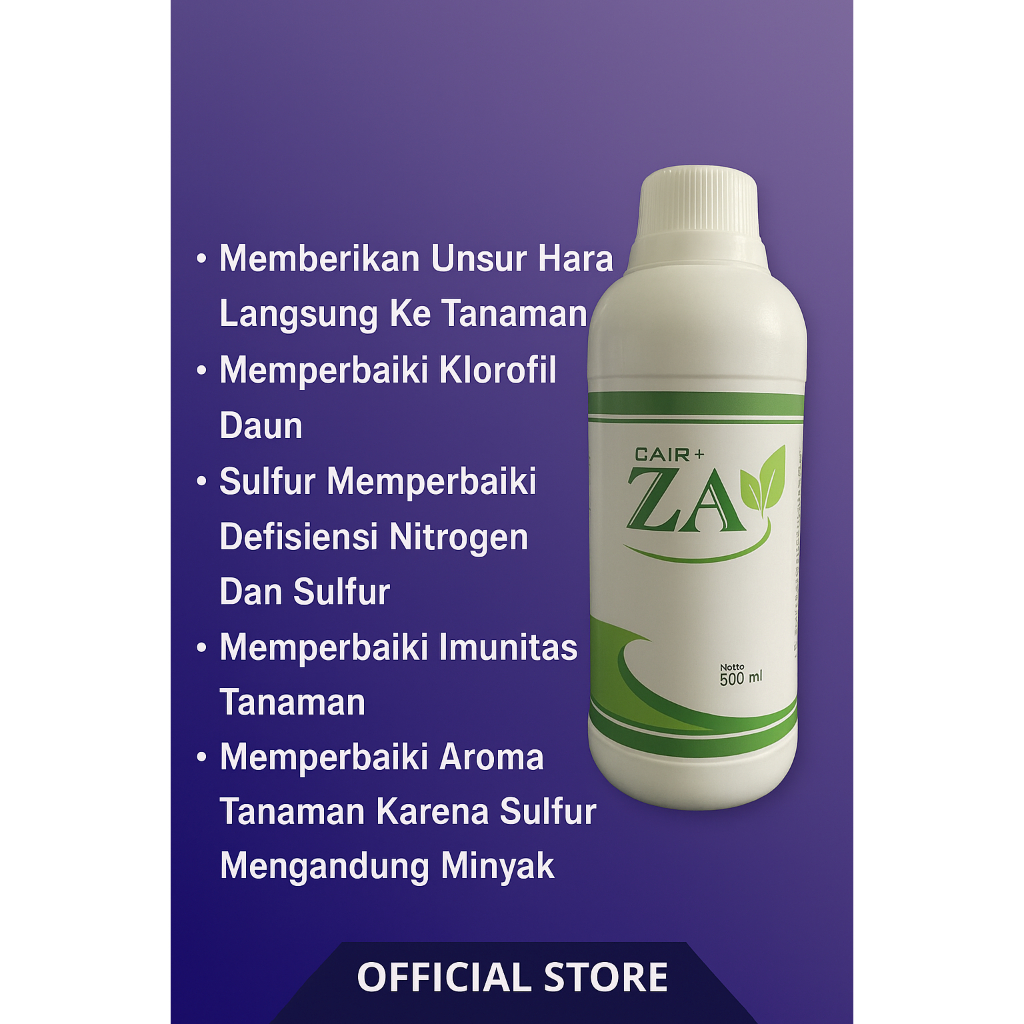 ZA Pupuk Cair – Nutrisi Organik Untuk Tanah Subur & Tanaman Sehat