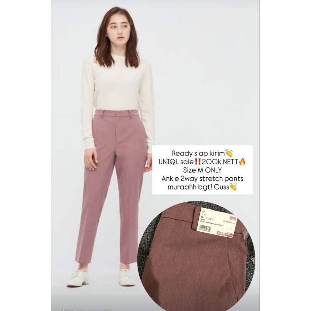 Uniqlo Ankle 2way stretch Pants