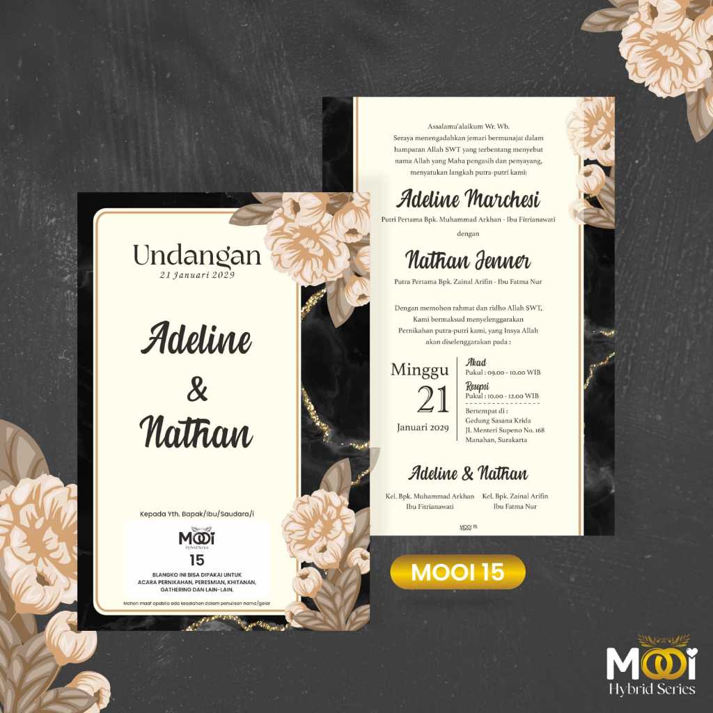 BLANGKO KOSONG UNDANGAN NIKAH - BLANKO UNDANGAN KOSONGAN MOOI 15