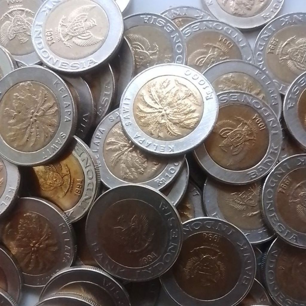 UANG KUNO 1000 RUPIAH KELAPA SAWIT TAHUN 1994