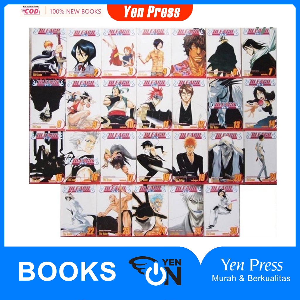 Manga Bleach, 74 Books series (English)