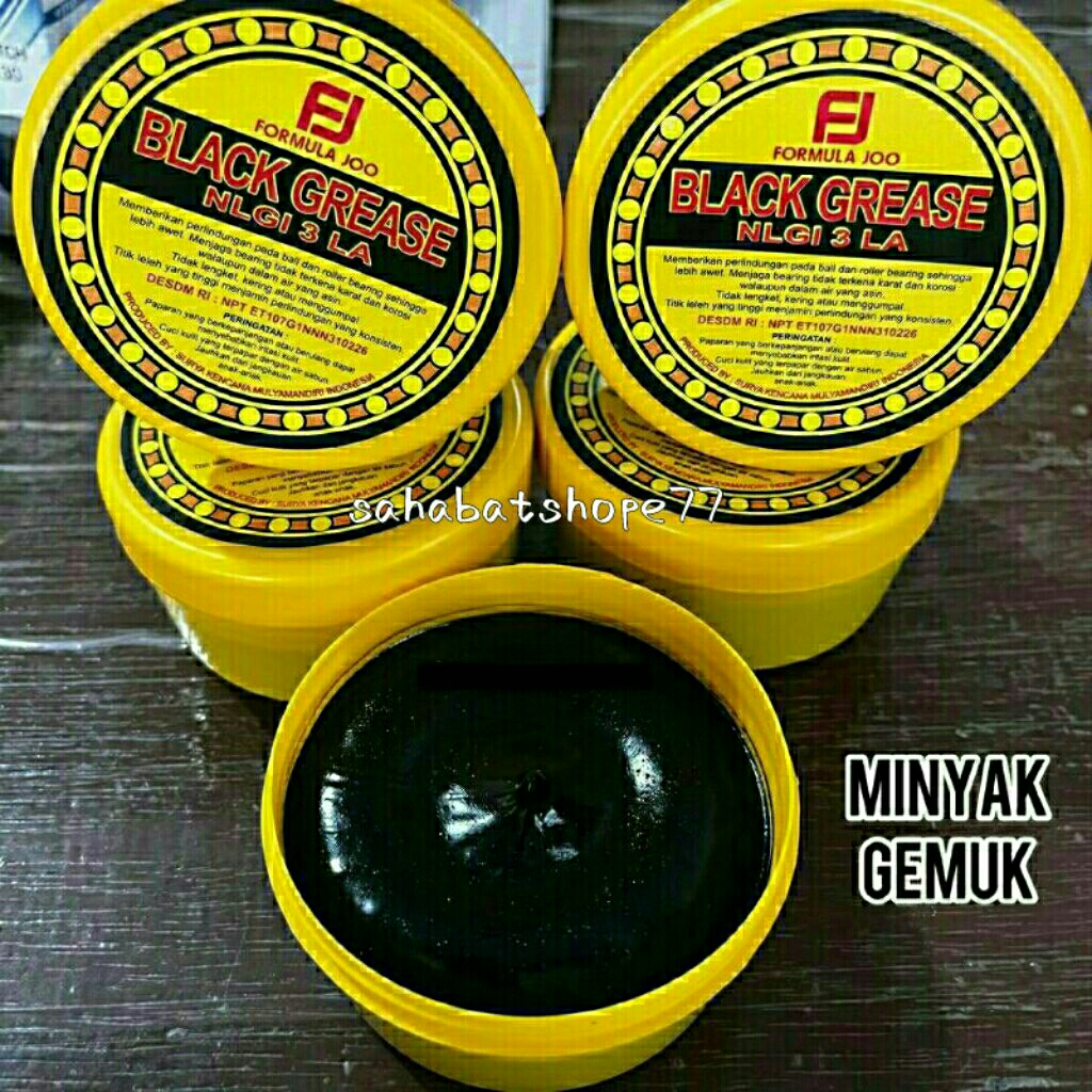 [1pcs] Gemuk Stempet Grease FORMULA 100 Black Grease Serbaguna Bearing Motor Mobil Mesin