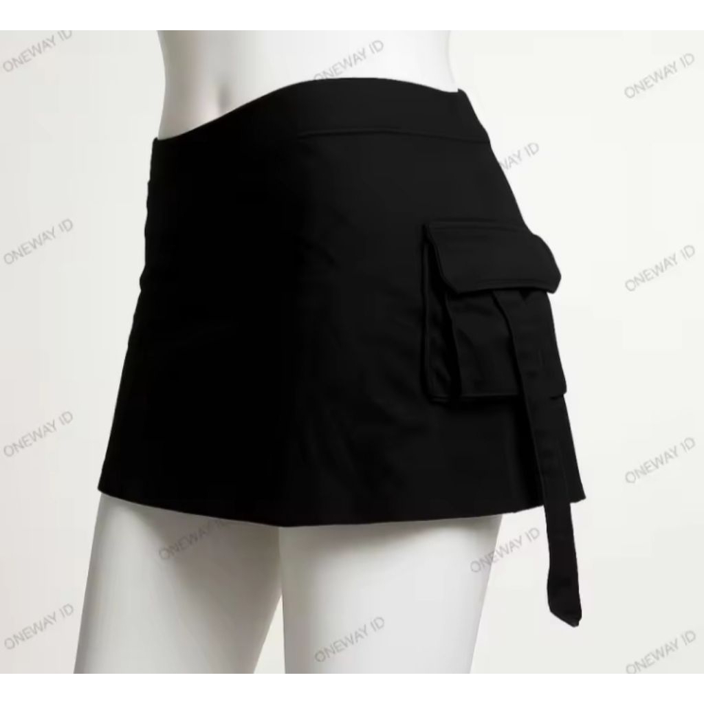 Rok pendek cargo wanita