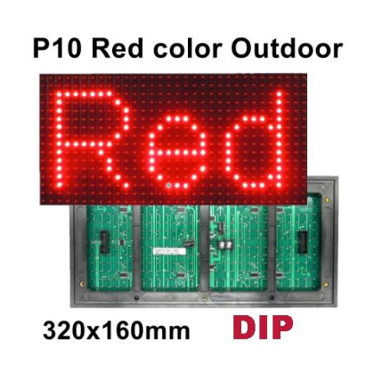 LED Modul DIP P10 Running Text Panel P10 FULL Outdoor
