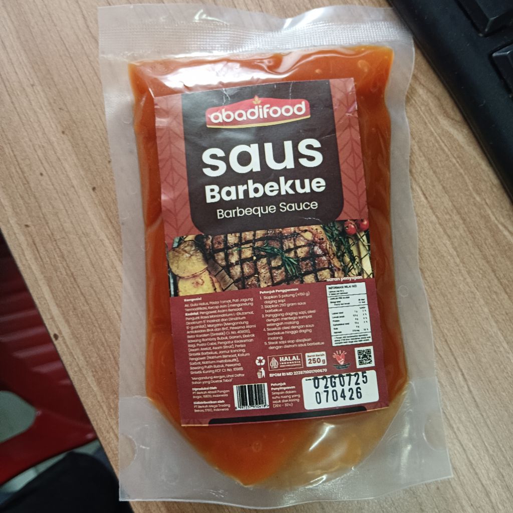 

Saus BBQ 250gr