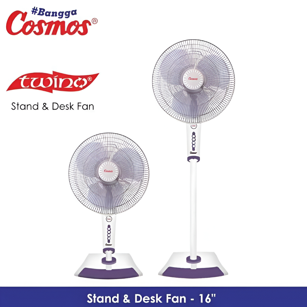 Kipas Angin 2in1 Cosmos 16-SEN - Kipas Berdiri Multifungsi