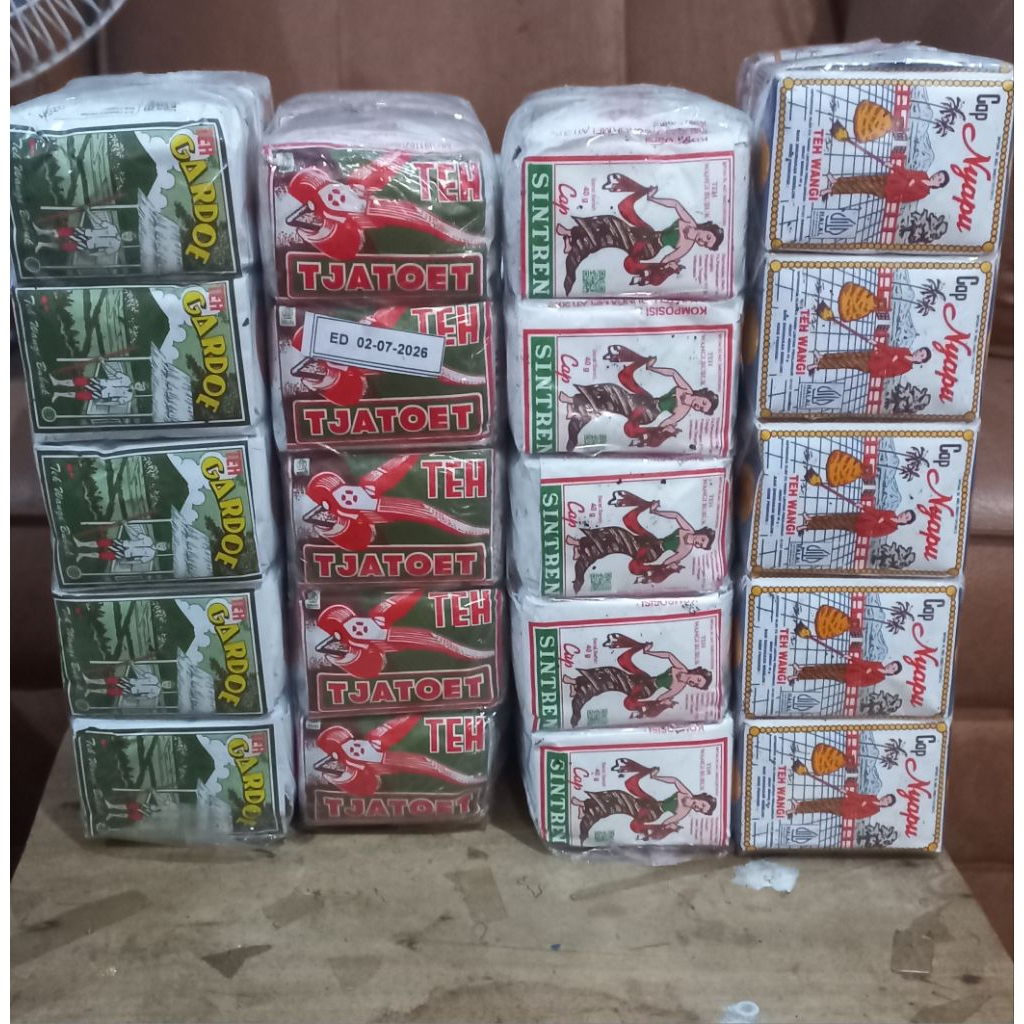 

4 pack teh gardoe, tjatoet, nyapu, sintren