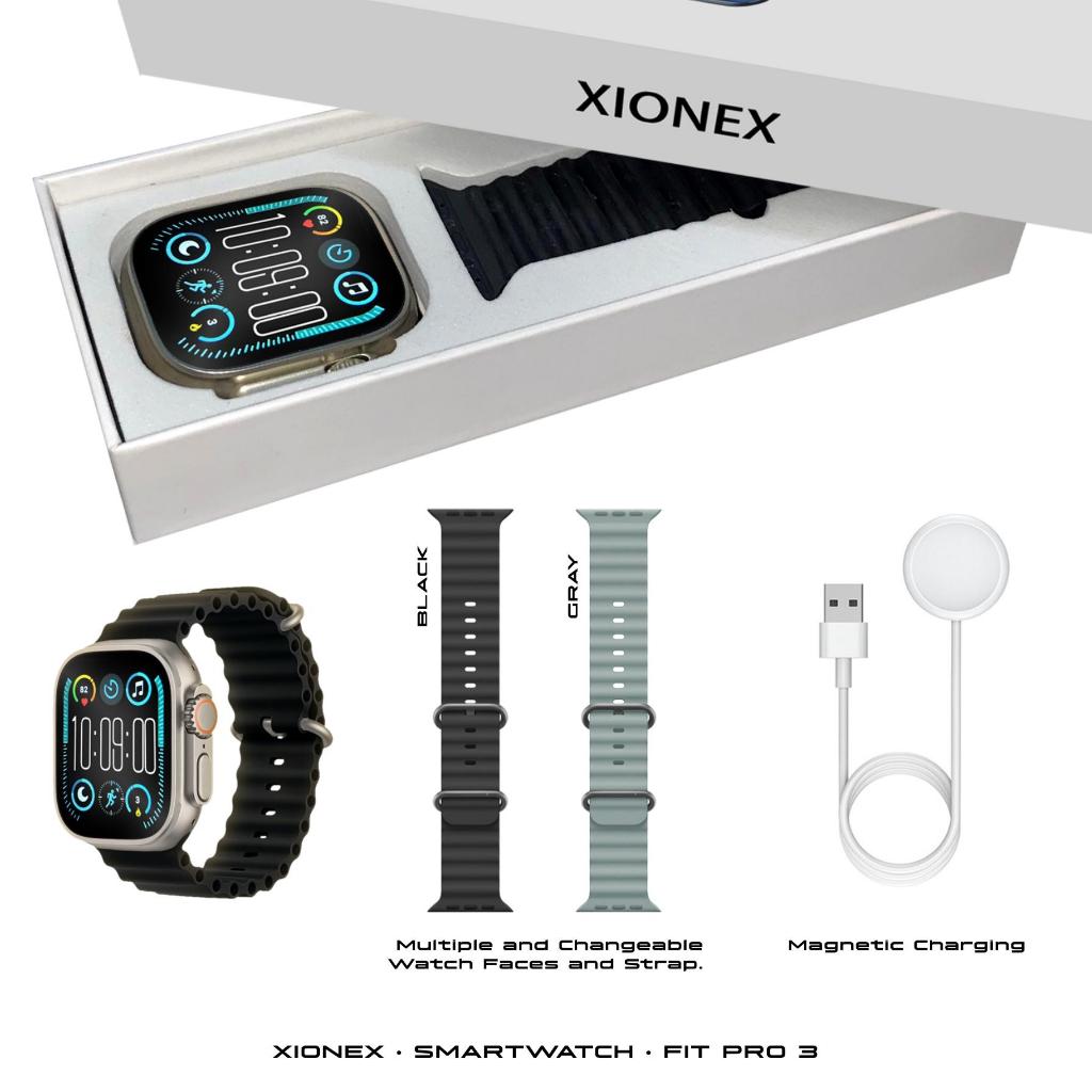 XIONEX Smartwatch - Jam Tangan Pintar Stylish dengan Bluetooth Call & Heart Rate Tracking - Desain E