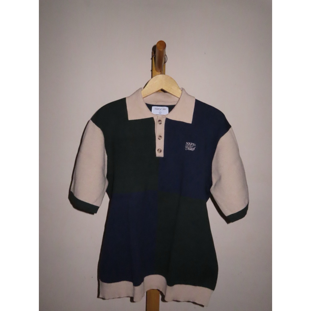 Club Of Five x Nappa Milano Green Knitted Polo (Nappa Club)