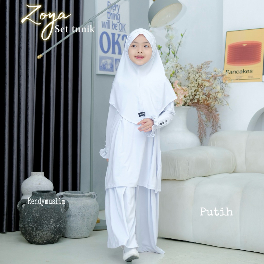 NEW PRODUCT Zoya One set kids Jersey Premium by Rendymuslim (Hanya Tunik & Kulot saja)