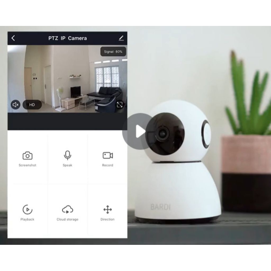 CCTV Smart Indoor Bardi PTZ (second)