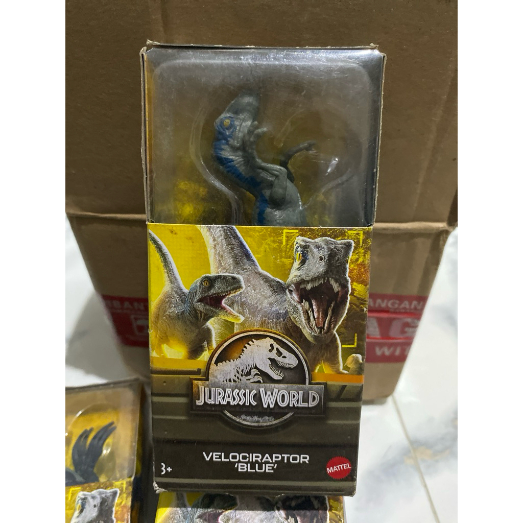 Mattel Jurrasic World Velociraptor Blue