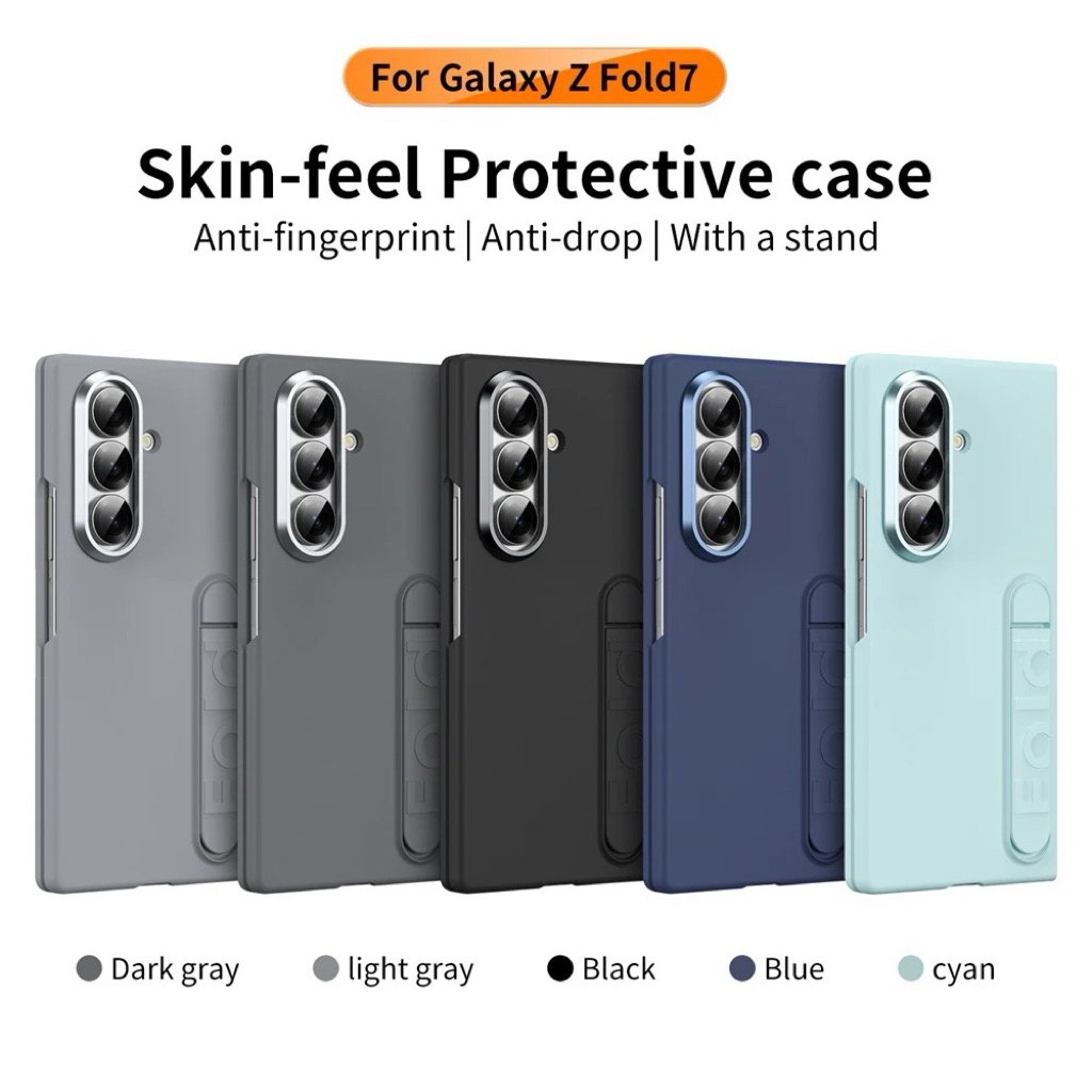 Premium Casing SAMSUNG Z FOLD 8 7 6 5 5G New Kick Stand Folding Hard Case ZFOLD8 FOLD8 ZFOLD7 FOLD7 