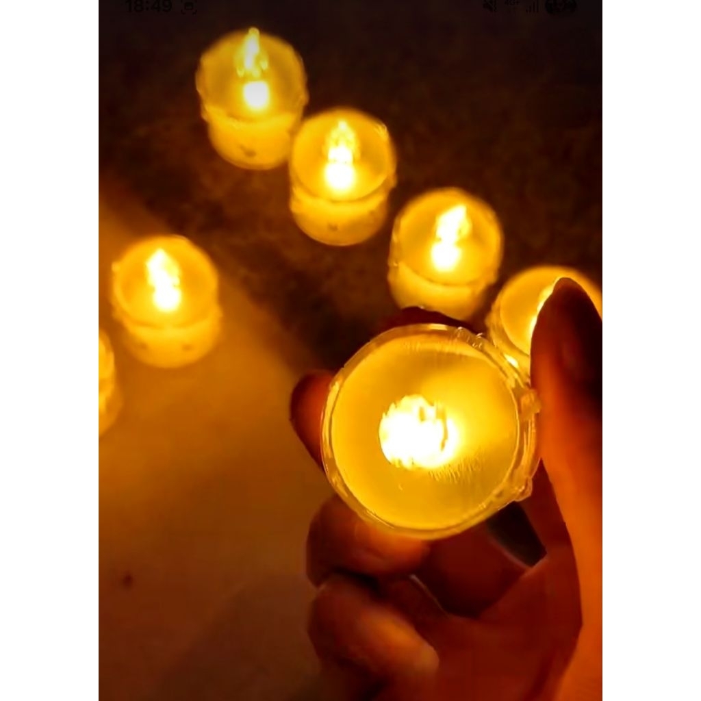 LED LAMPU LILIN / LAMPU DEKORASI / LAMPU LILIN LED LILIN MESJID / LILIN NATAL / LILIN SEMBAHYANG