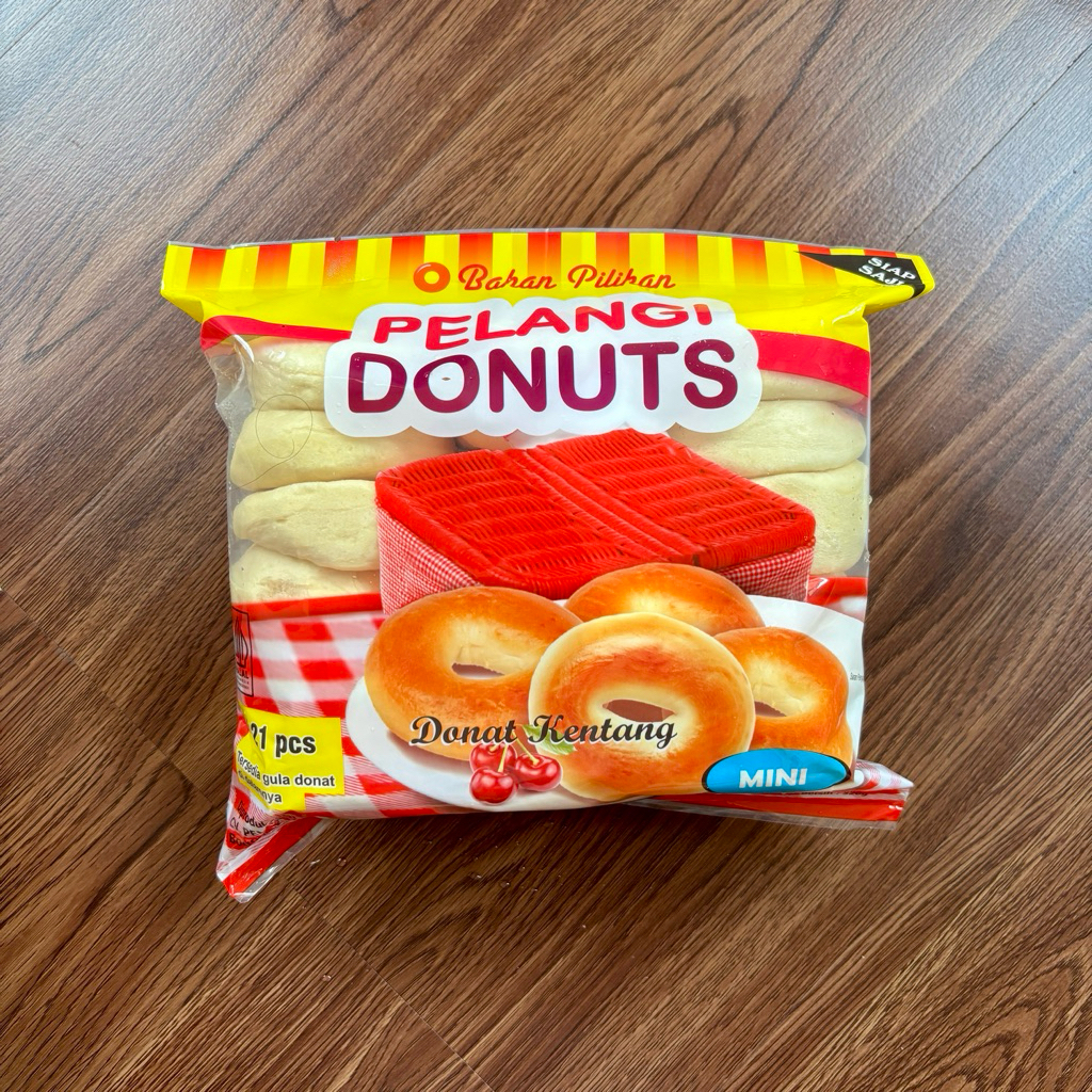 

Pelangi Donuts Donat Kentang Mini Isi 21