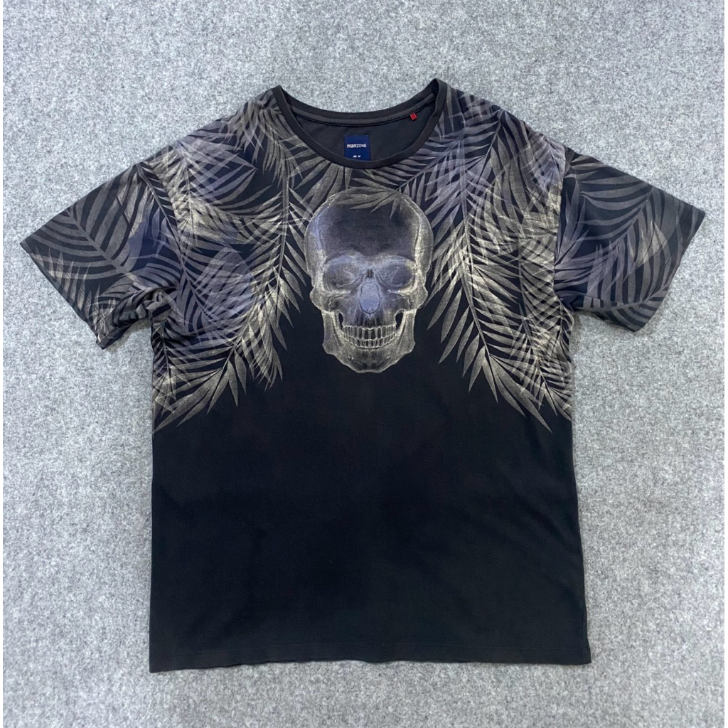 MANZONE Tshir Kaos Tengkorak Pria
