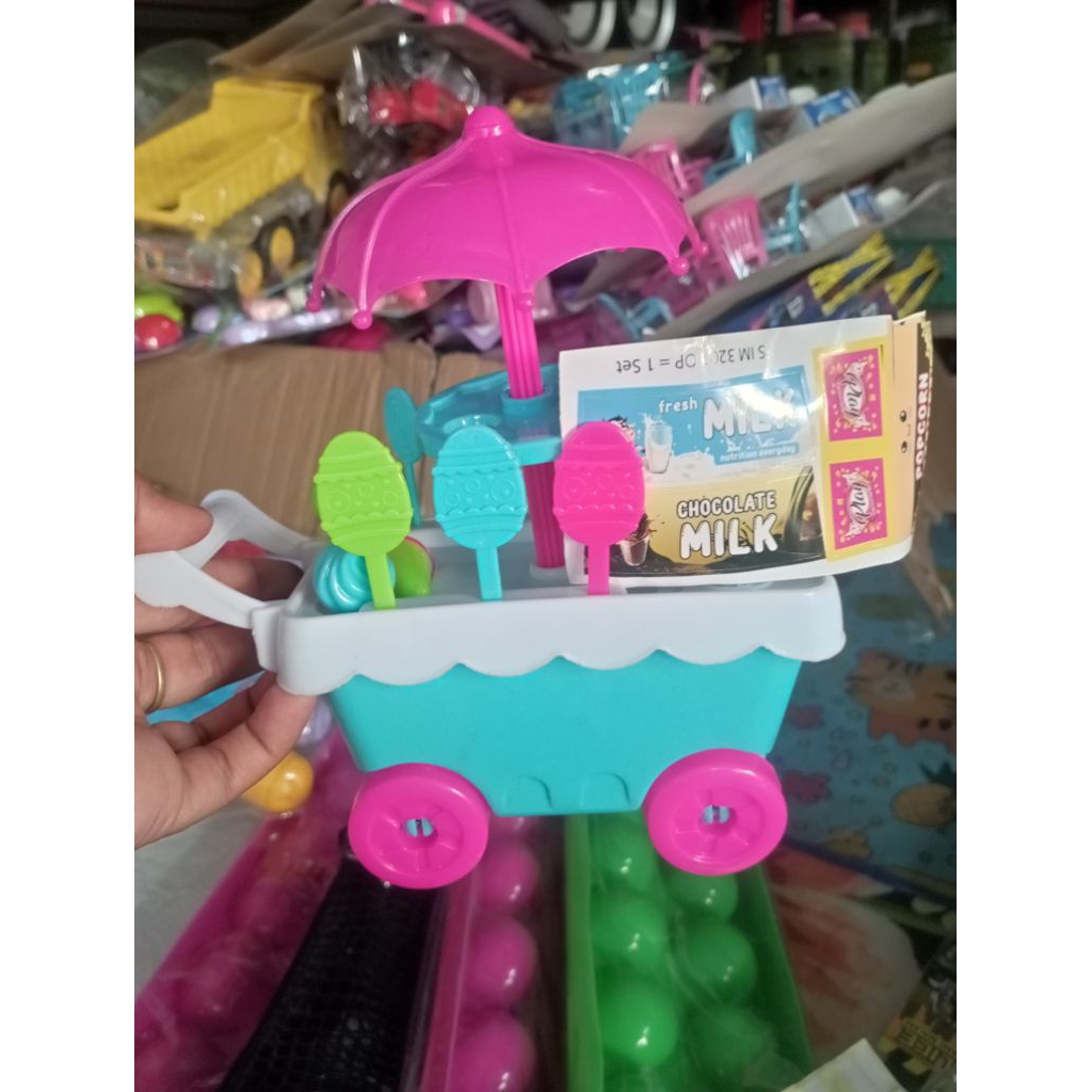 Mainan Gerobak Es Krim/Mainan Jualan Es Krim