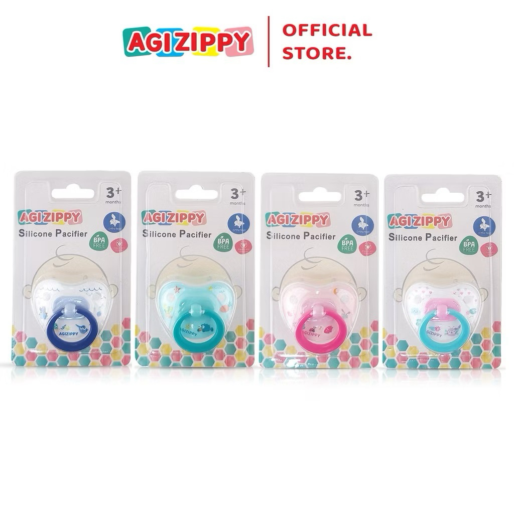 AGI ZIPPY Silicone pacifier/empeng dot Agi zippy karakter 3m+