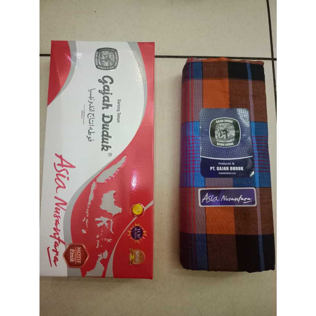 SARUNG GAJAH DUDUK ASIA || SARUNG TENUN GAJAH DUDUK ASIA ORIGINAL 100% SARUNG GAJAH DUDUK 10 PCS (1D