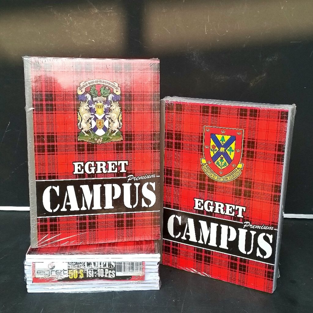 

Buku Tulis Campus Egret 50 Lembar 80 Gsm ( Pak 10 Buku ) [ Original ]