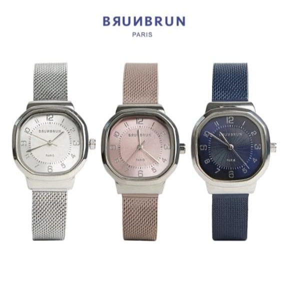 READY 4 WARNA JAM TANGAN WANITA  REMY TERBARU BRUNBRUN PARIS