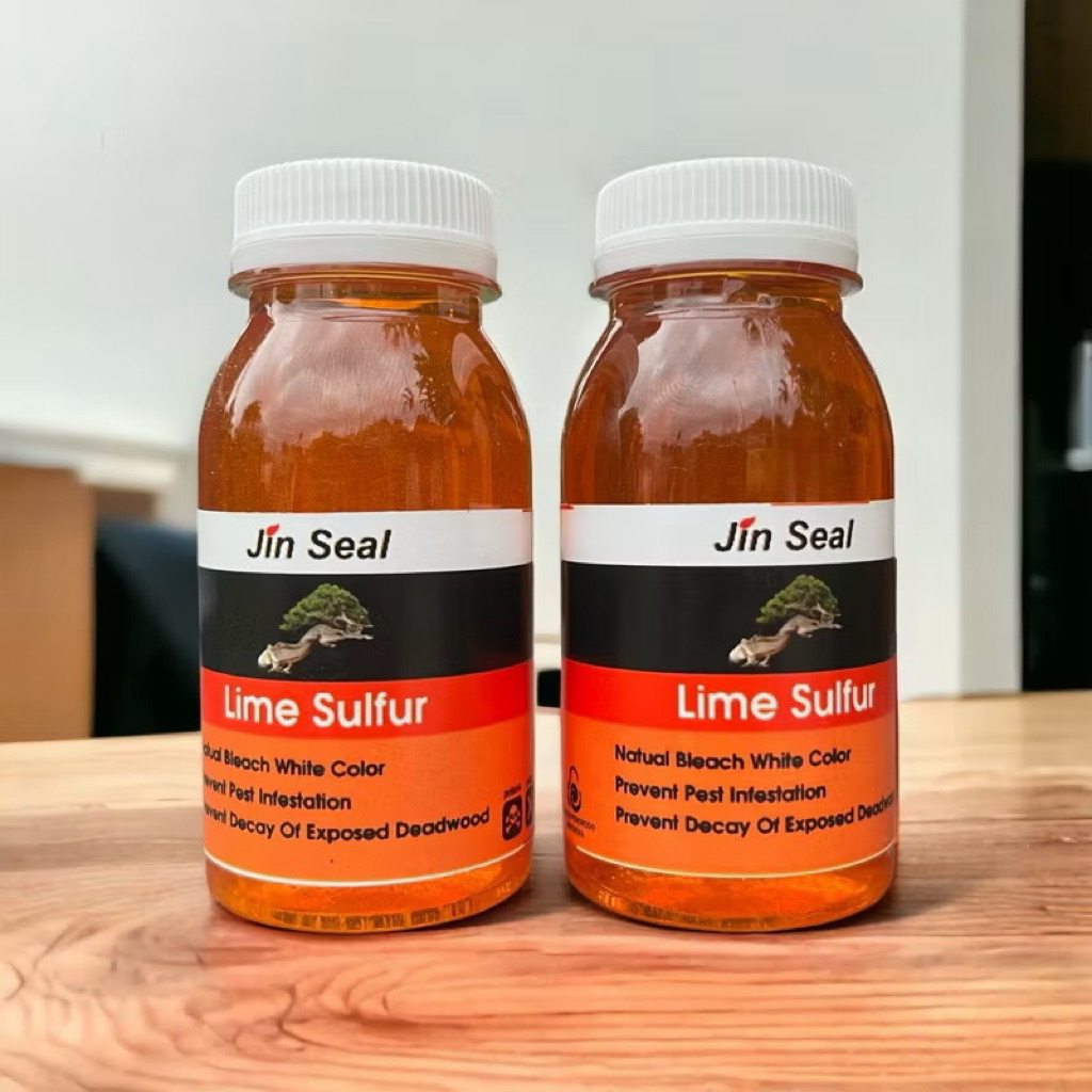 Lime sulfur 100 ml untuk deadwood bonsai batang mati jin bonsai jin seal