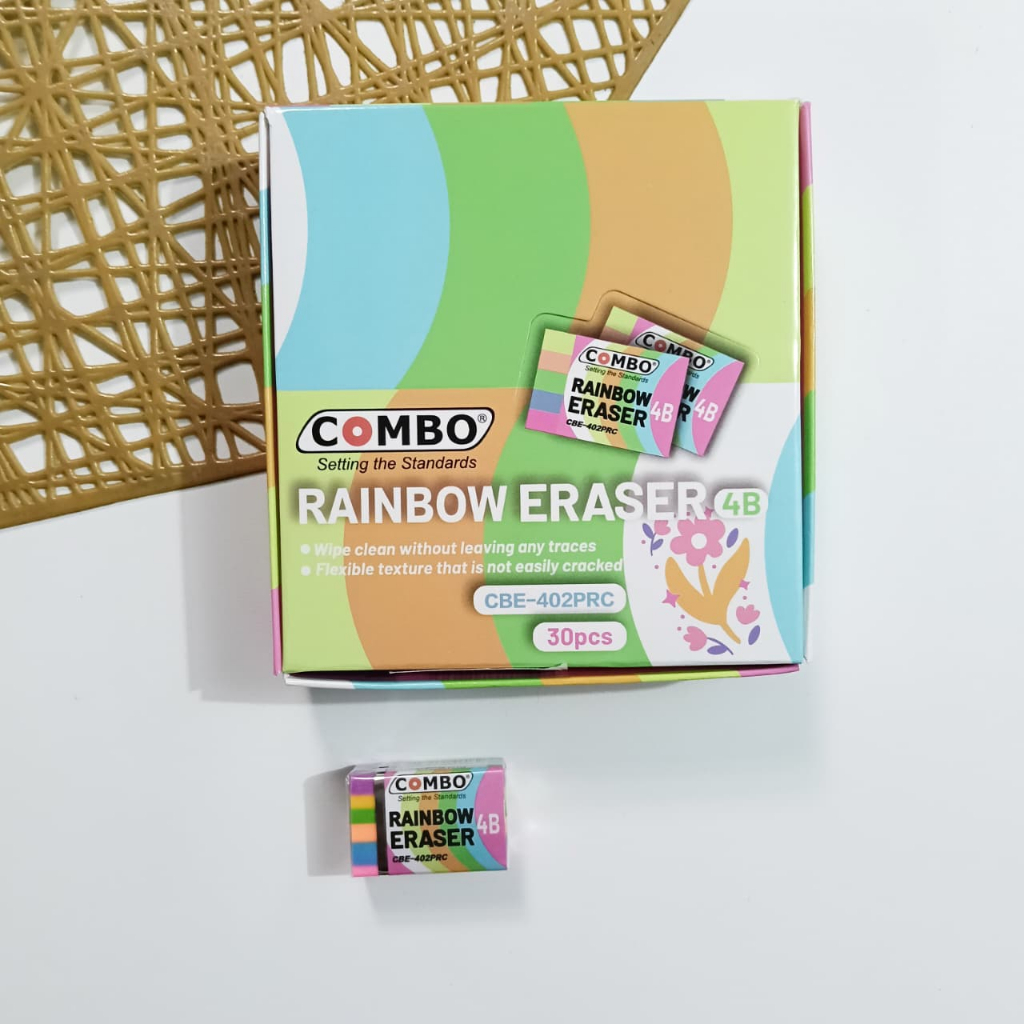 

Penghapus Pensil / Hapusan Besar / Eraser CBE 402PRC Rainbow Combo